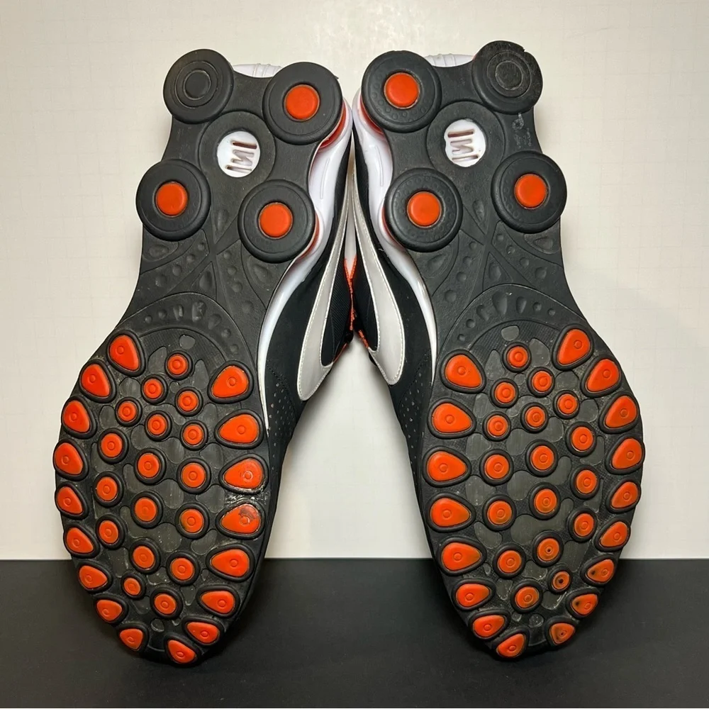 Mens NIKE Shox Deliver Rare Black & Orange Sneakers / Size 11
